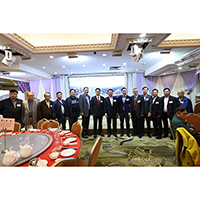 2024年3月8日，隆鎮會董及一眾前輩在「甲辰年新春春茗暨慶祝三八婦女節晚會」上載歌載舞，歡欣雀躍。