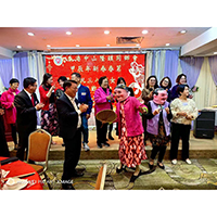 2024年3月8日，隆鎮會董及一眾前輩在「甲辰年新春春茗暨慶祝三八婦女節晚會」上載歌載舞，歡欣雀躍。