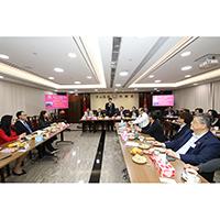 沙溪鎮政府由徐成彬書記帶領一行四位領導到訪本會，進行座談交流 2023年4月3日