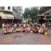 隆鎮義工們參加「國際獅子會腎病教育中心」全港賣旗日 2023年7月22日